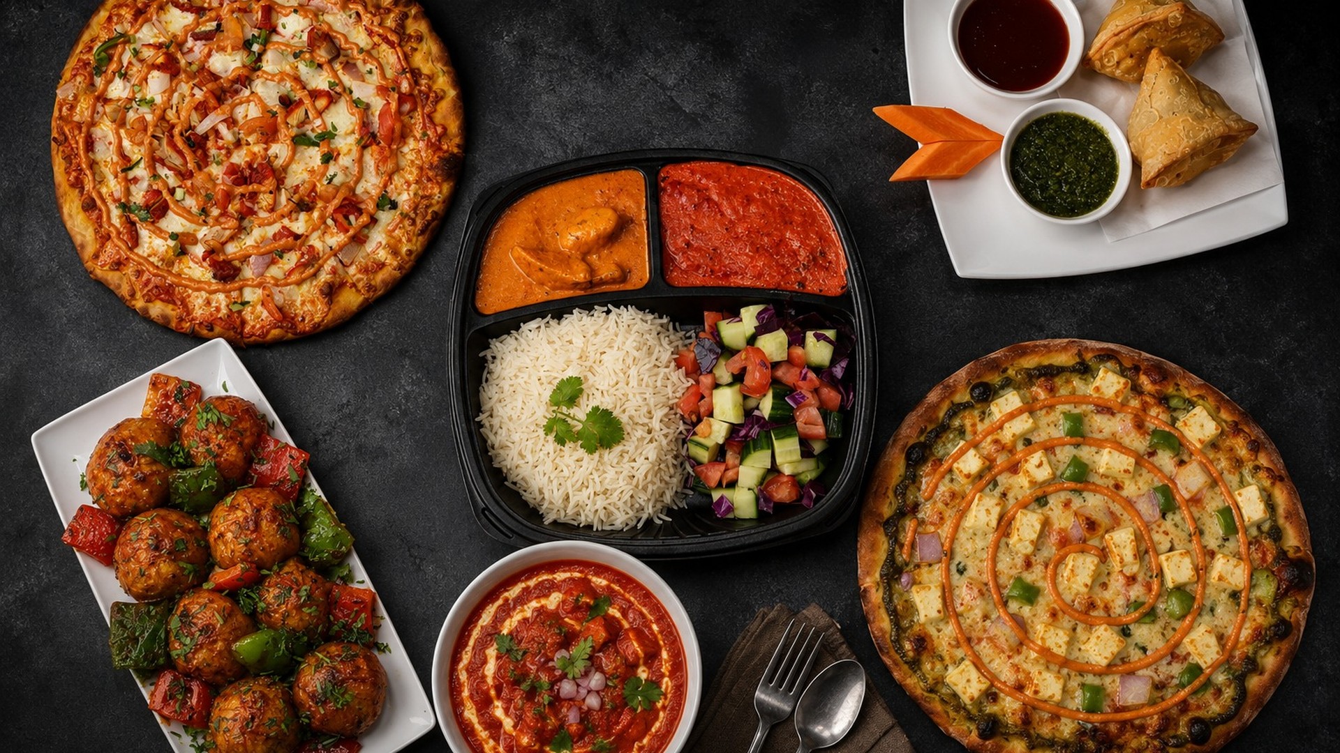 Mela modern Indian kitchen spread
