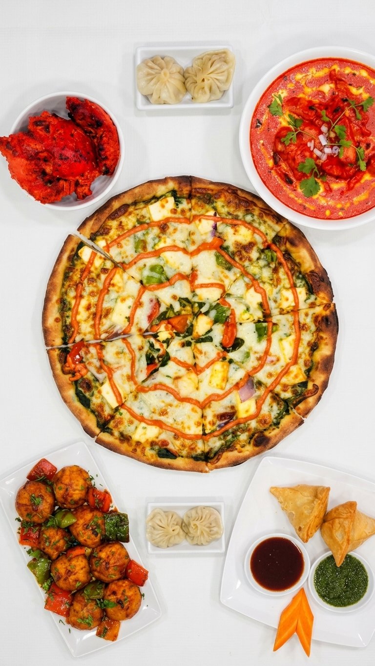 Mela catering spread for a Loop office